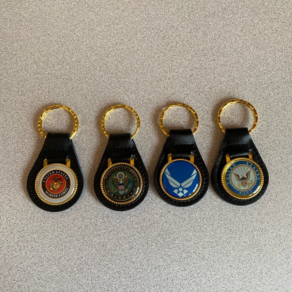Military Emblem Keychain - Picture 2 of 7